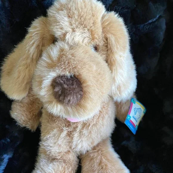 Vintage Applause Plush Puppy Golden Brown 1988 Hound Dog 16 Stuffy Long Ears 80s - Picture 6 of 13